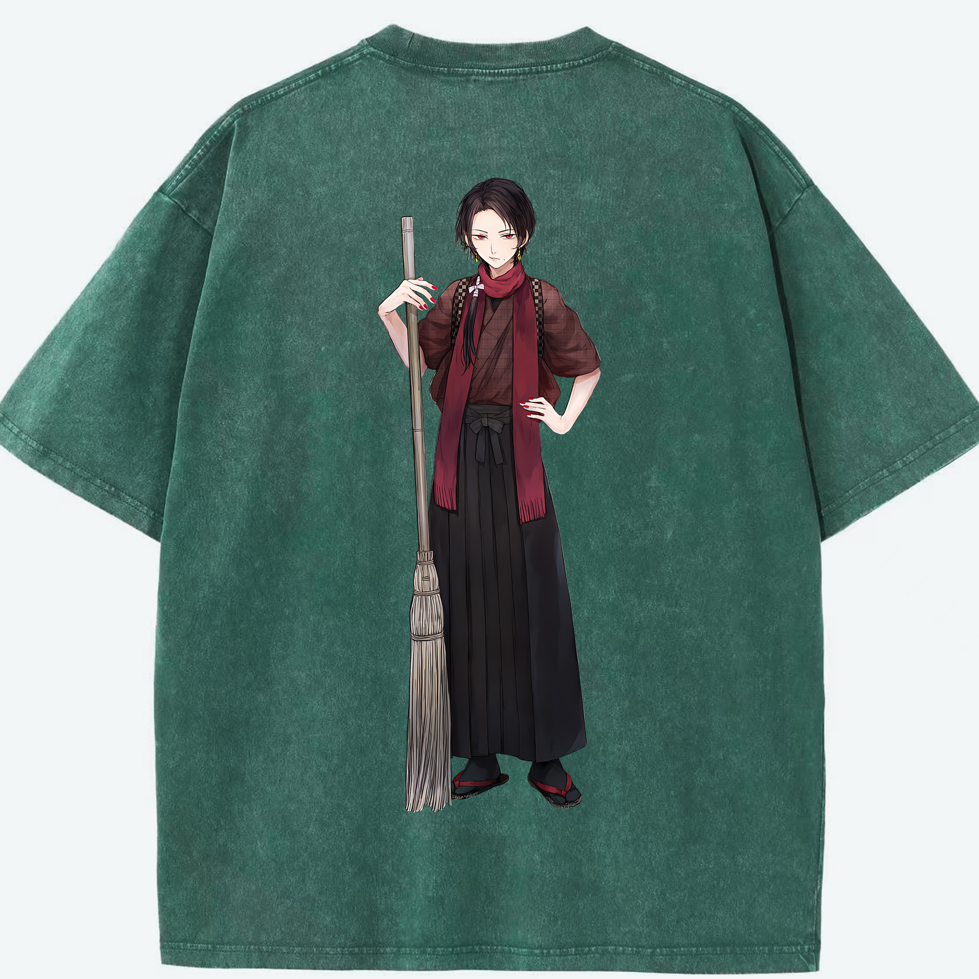 （画像用） 刀剣乱舞 Touken Ranbu 綿100% ヴィンテージ風 半袖Tシャツ（背面プリント）